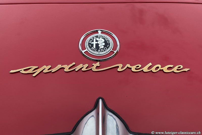 Alfa Romeo Giulietta Sprint Veloce Alleggerita 1956 Rot Neu 2021